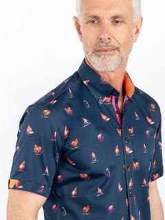 WINDSURF PRINTED SHORT SLEEVE - Claudio Lugli Shirts