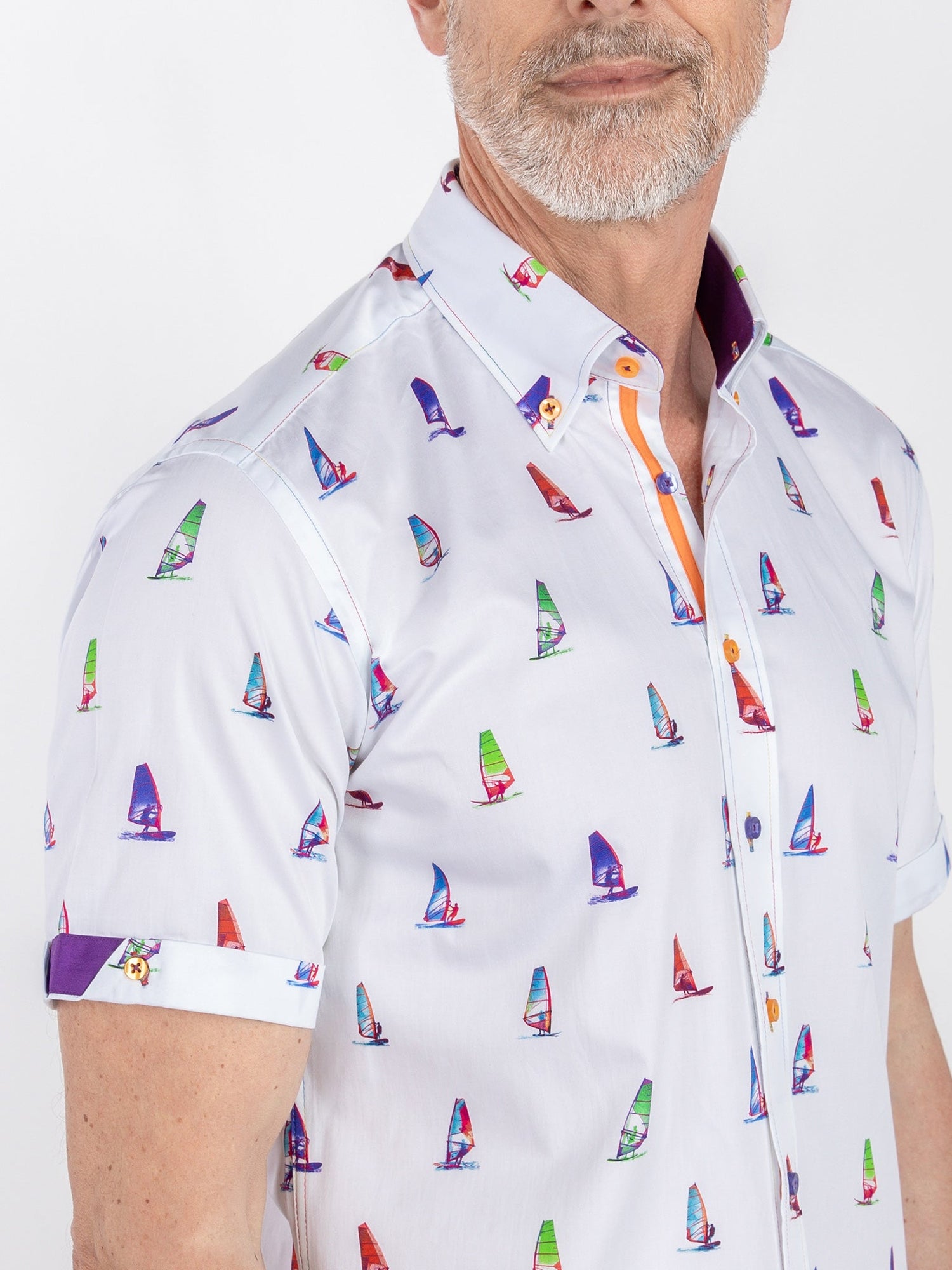 WINDSURF PRINTED SHORT SLEEVE - Claudio Lugli Shirts