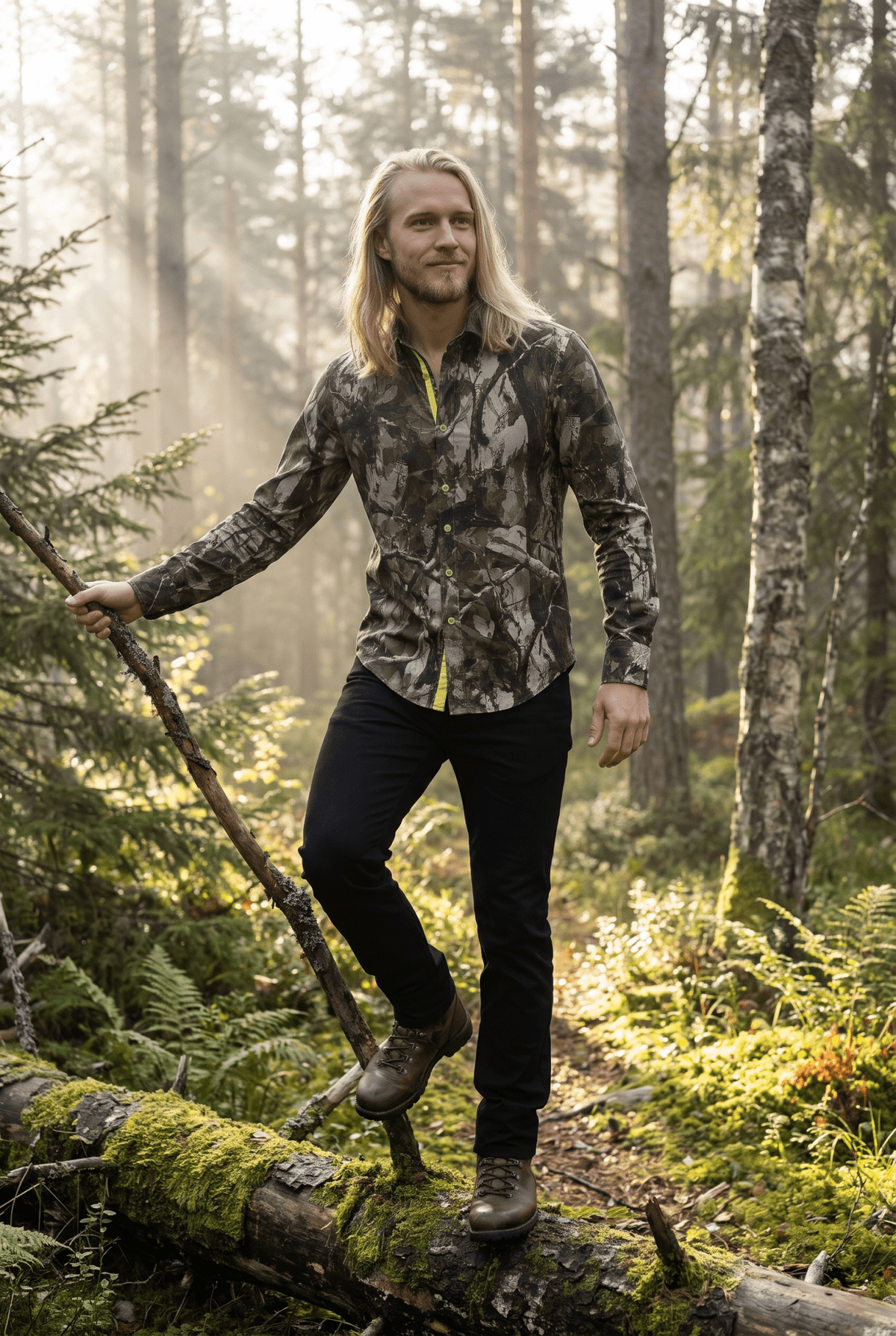Woodland Camo Real Tree Print Shirt - Claudio Lugli Shirts