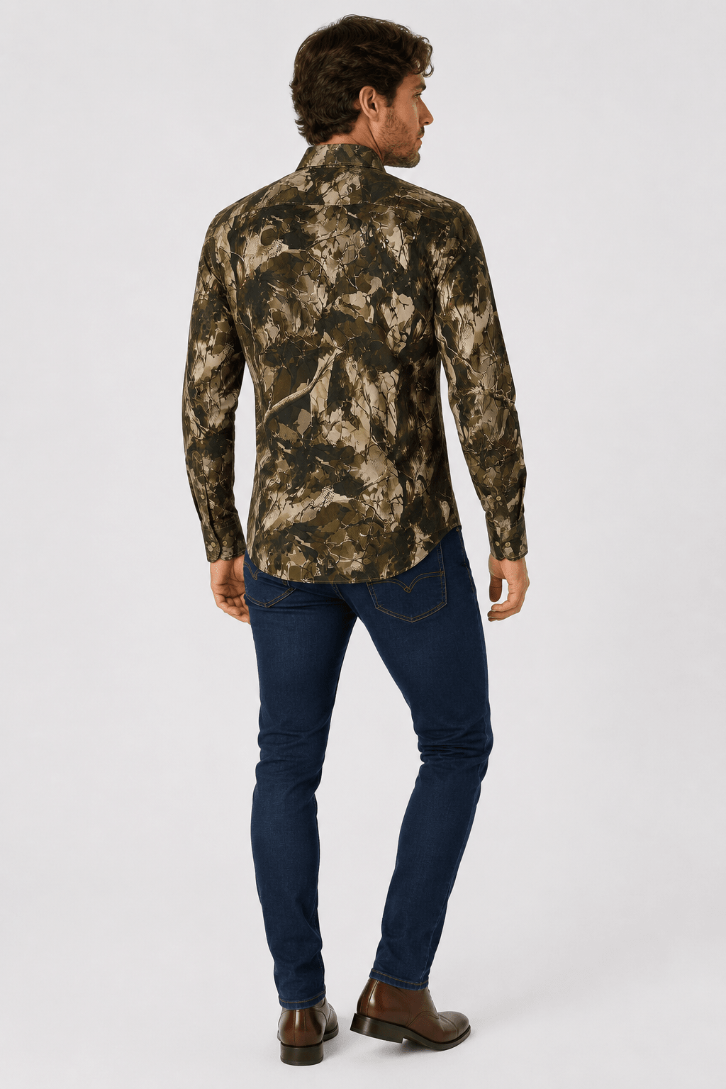Woodland Stalker Real Tree Print Shirt - Claudio Lugli Shirts