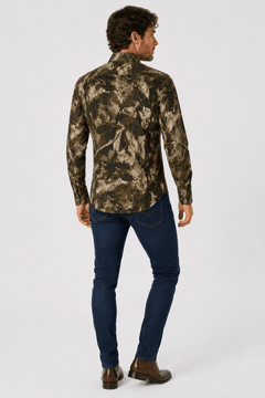 Woodland Stalker Real Tree Print Shirt - Claudio Lugli Shirts