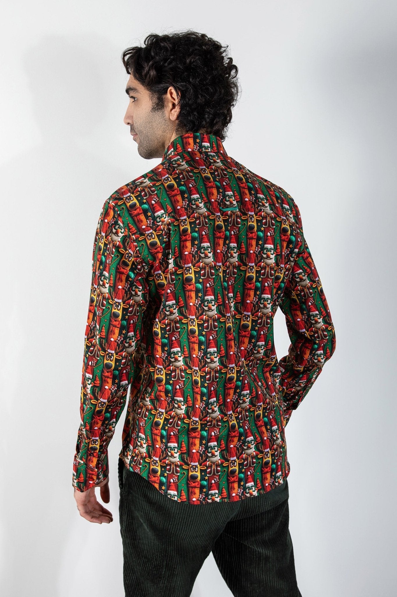 WOOLLY WONDERLAND PRINT SHIRT - Claudio Lugli Shirts