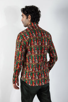 WOOLLY WONDERLAND PRINT SHIRT - Claudio Lugli Shirts