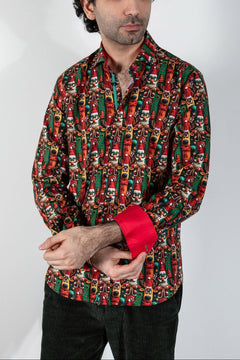 WOOLLY WONDERLAND PRINT SHIRT - Claudio Lugli Shirts