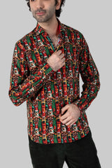 WOOLLY WONDERLAND PRINT SHIRT - Claudio Lugli Shirts