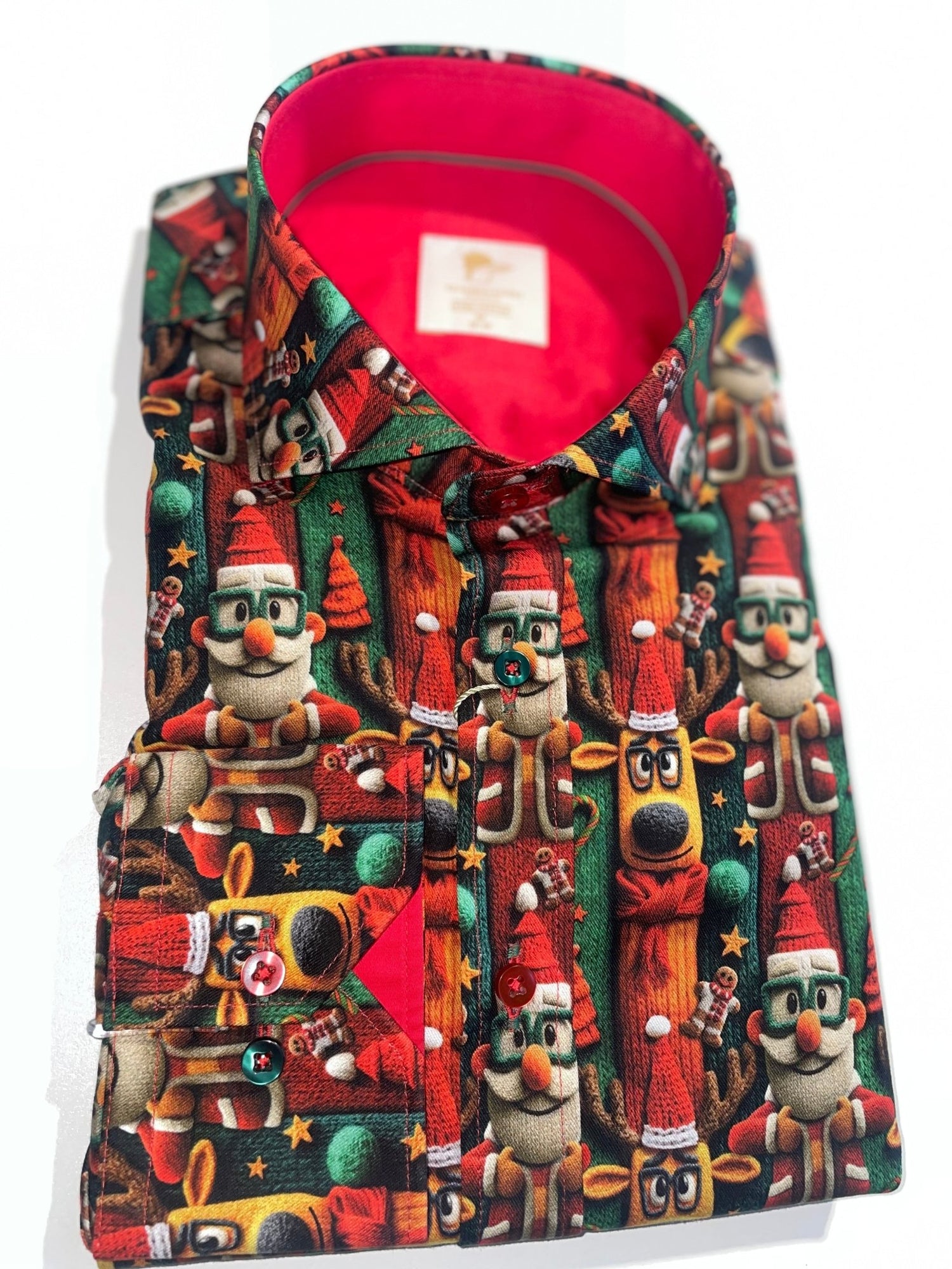 WOOLLY WONDERLAND PRINT SHIRT - Claudio Lugli Shirts