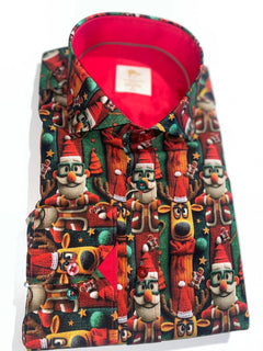 WOOLLY WONDERLAND PRINT SHIRT - Claudio Lugli Shirts