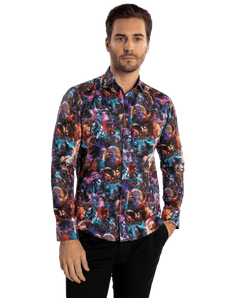 Zodiac Guardians Print Shirt - Claudio Lugli Shirts